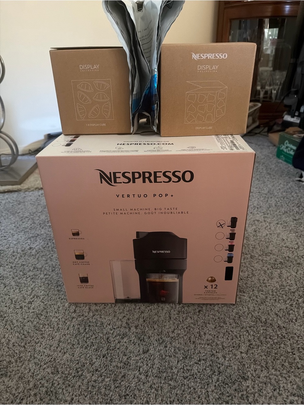 Nespresso Vertuo Pop Small Coffee Machine
